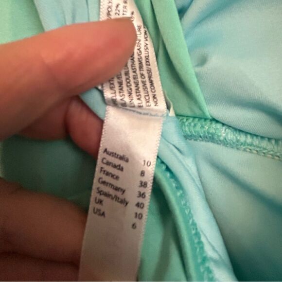 Azura Ruched Halter One Piece Swimsuit - Picture 6 of 7